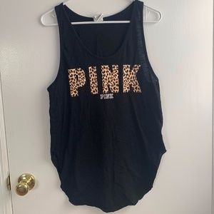Black Victoria Secret (Pink) Tank Top